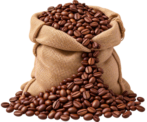 transparent coffee bean sack free png design