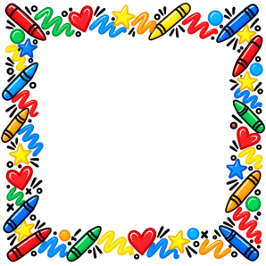 free doodle crayon border frame school teacher drawing png