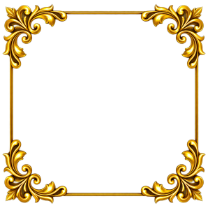 gold luxury frame border free png design