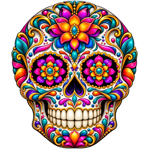 free sugar skull png image design