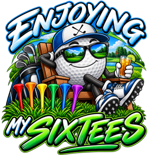 golf 60th birthday png free