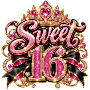 sweet 16 birthday png free transparent image