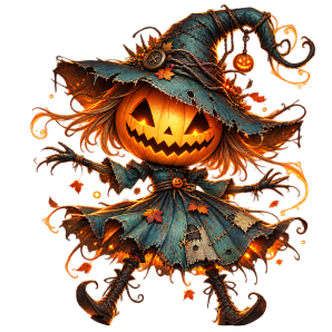 whimsical halloween fantasy character illustration png free